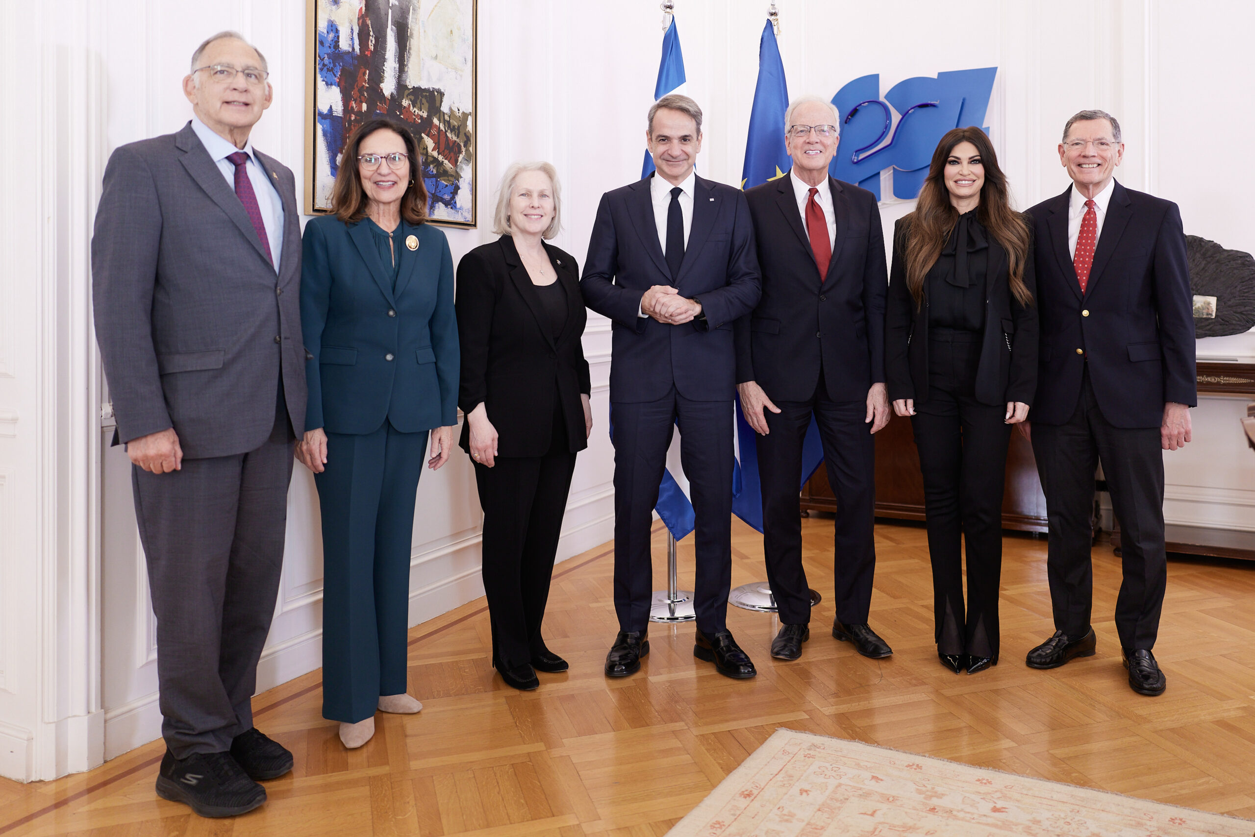 Συνάντηση του πρωθυπουργού Κυριάκου Μητσοτάκη με αντιπροσωπεία του Κογκρέσου των ΗΠΑ, στο Μέγαρο Μαξίμου, Παρασκευή 20 Φεβρουαρίου 2026.