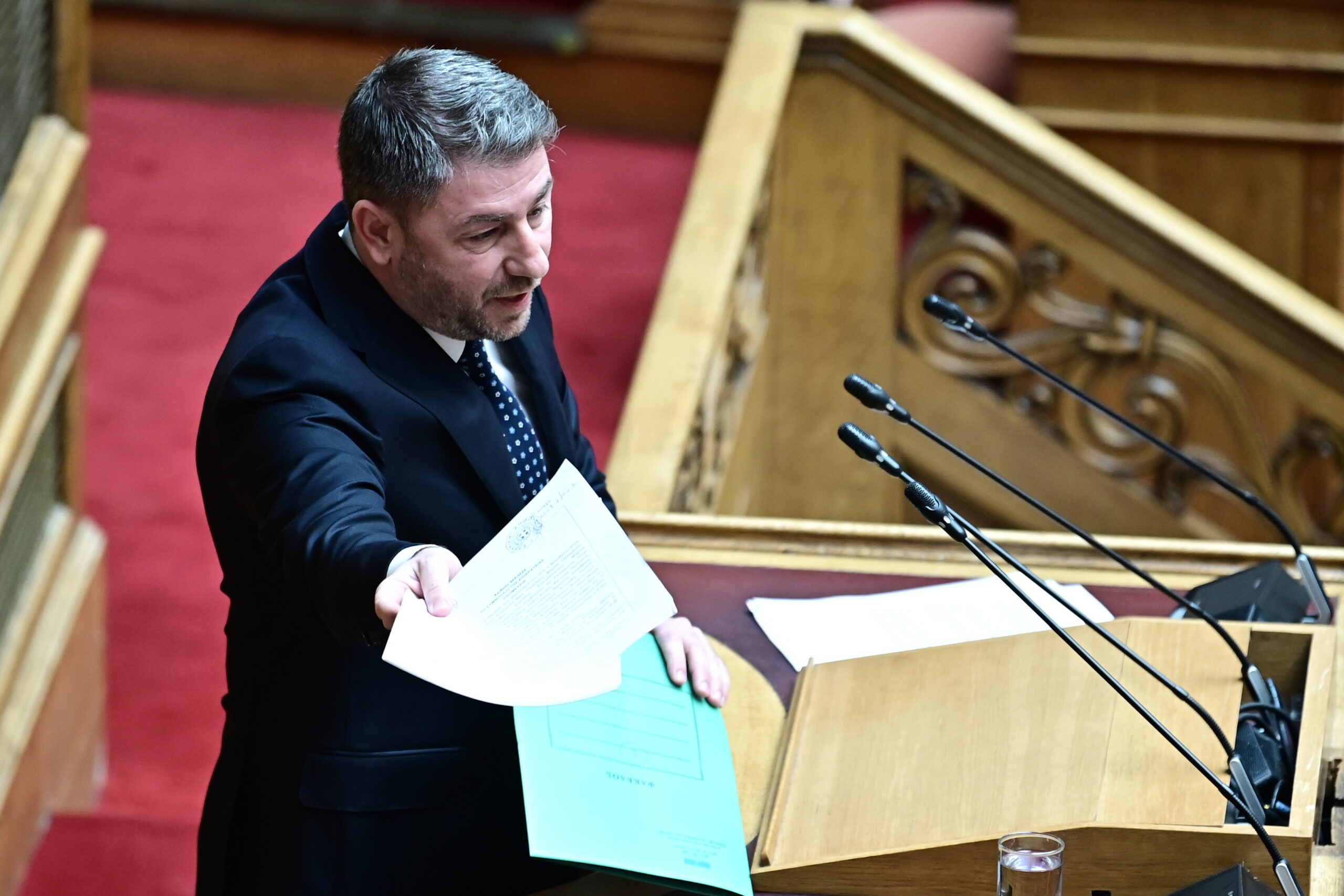 Συζήτηση στην Ολομέλεια της Βουλής της επίκαιρης ερώτησης του Προέδρου του ΠΑΣΟΚ-ΚΙΝΗΜΑΤΟΣ ΑΛΛΑΓΗΣ" Νίκου Ανδρουλάκη προς τον Πρωθυπουργό Κυριάκο Μητσοτάκη για την ενεργειακή πολιτική της κυβέρνησης, στο πλαίσιο της Ώρας του Πρωθυπουργού, Παρασκευή 27 Φεβρουαρίου 2026.