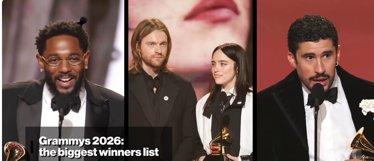 Grammy 2026: Οι μεγάλοι νικητές Kendrick Lamar και Bad Bunny