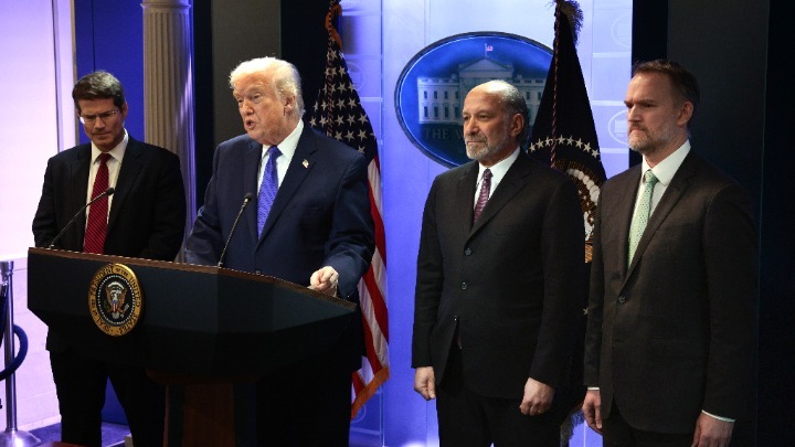 O Ντόναλντ Τραμπ στον Λευκό Οίκο