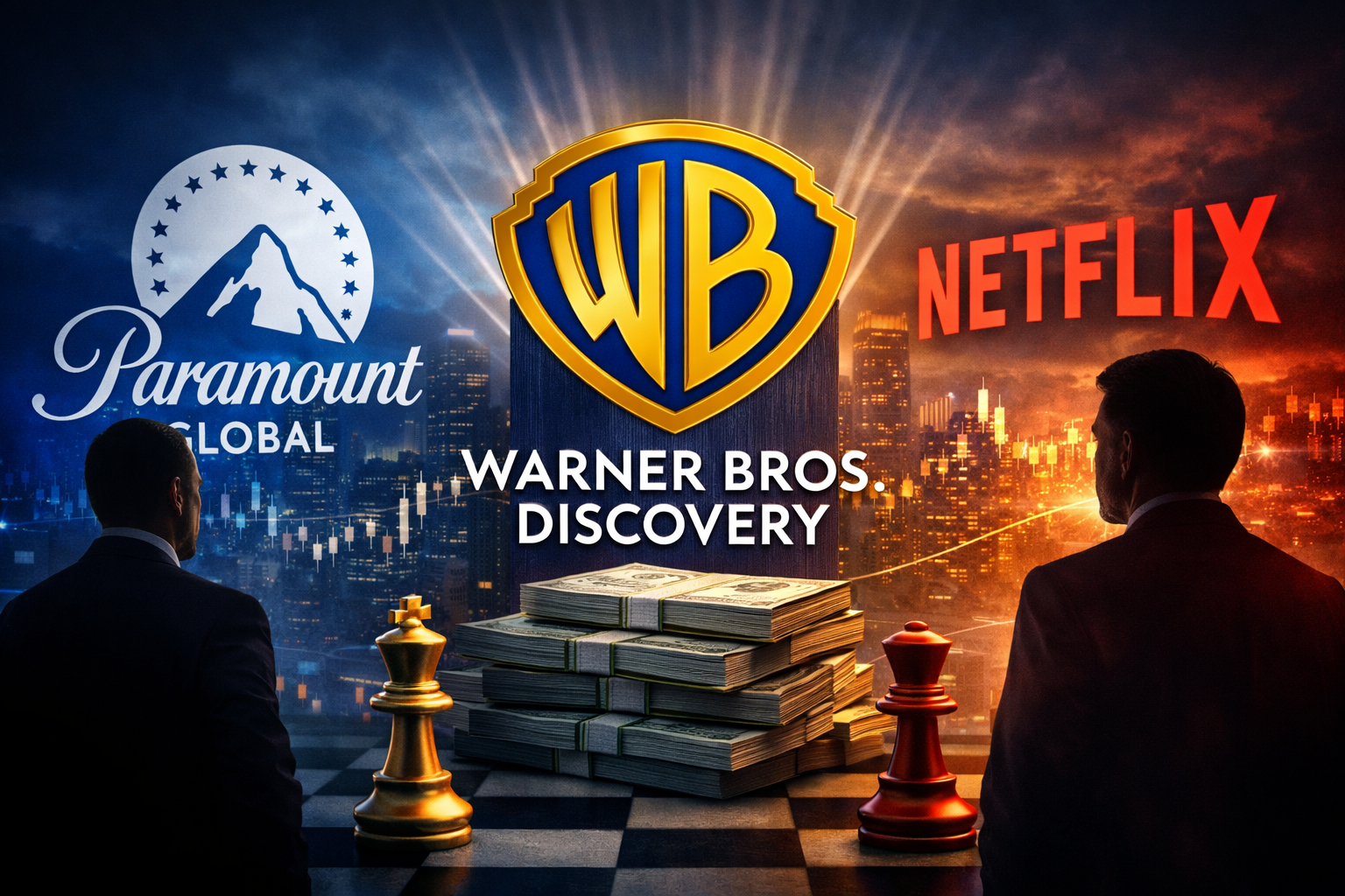 Μάχη τιτάνων για την Warner Bros: Game Over για το Netflix  η Paramount επιτίθεται – 110 δισεκατομμύρια στο Τραπέζι