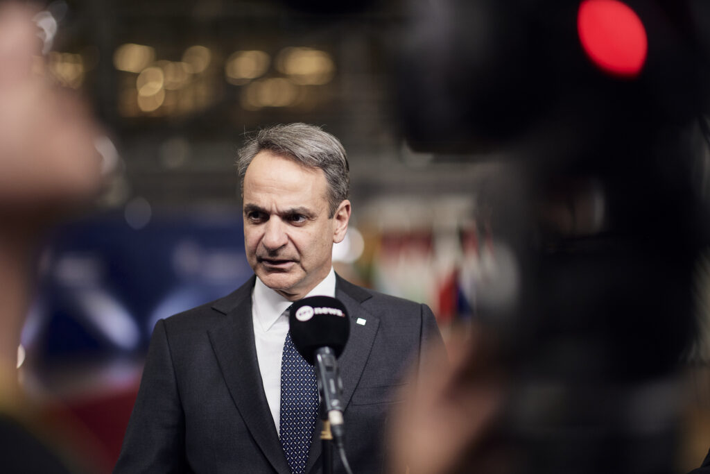 Ο Κυριάκος Μητσοτάκης στις Βρυξέλλες