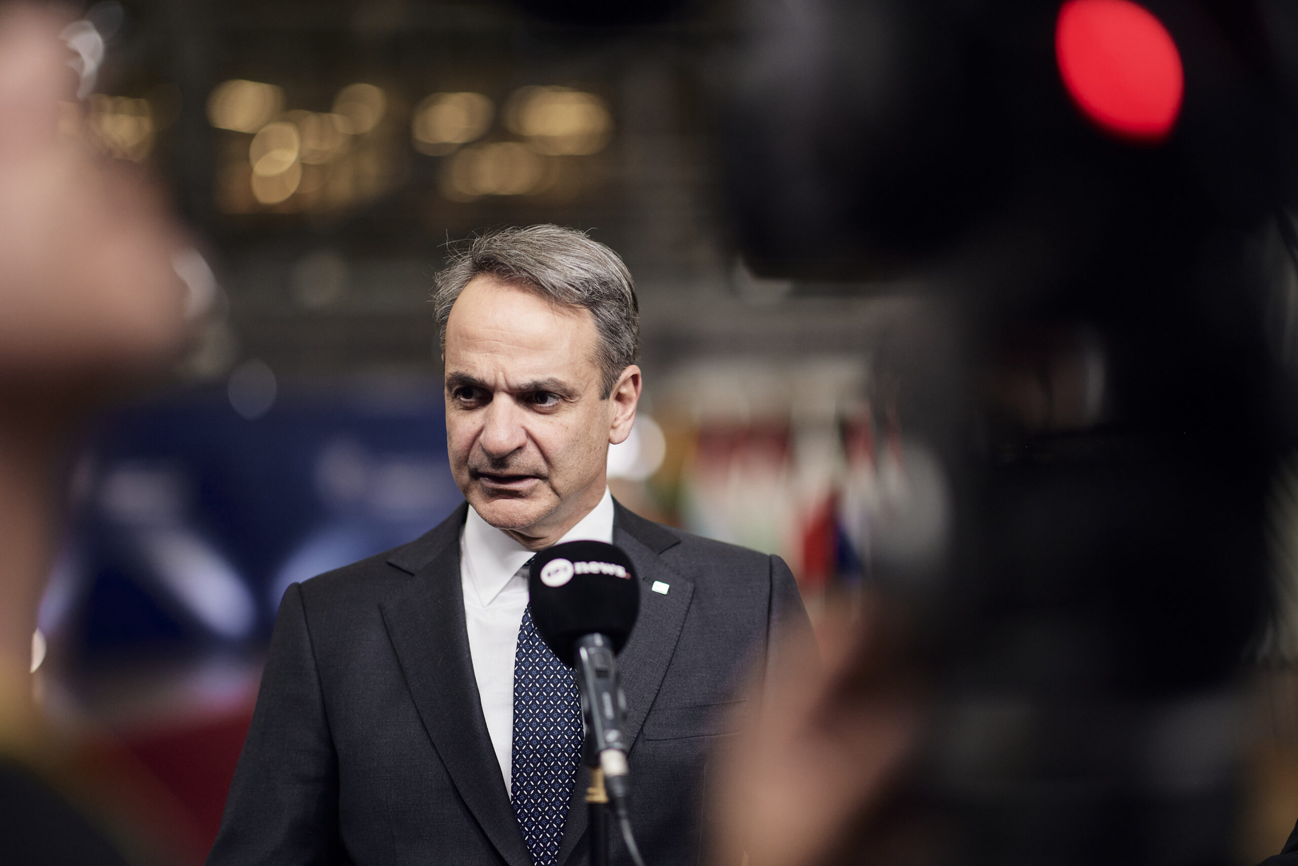 Ο Κυριάκος Μητσοτάκης στις Βρυξέλλες