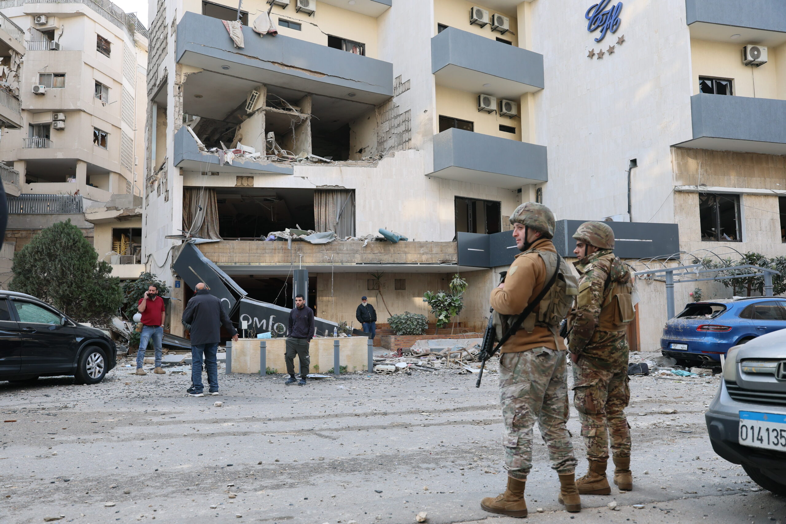 Hotel in the Christian area of Baabda hit in Israeli airstrike