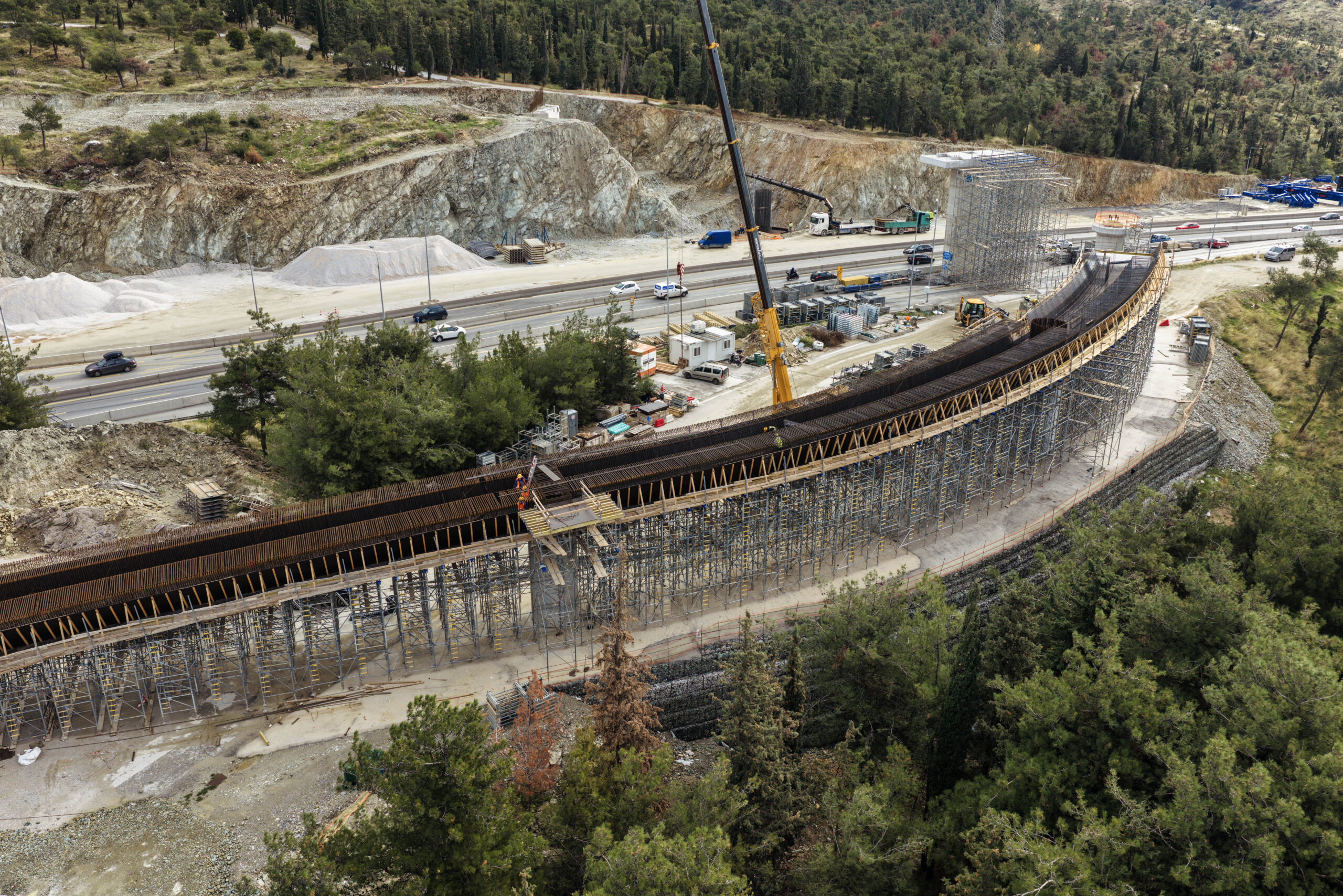 ΑΕΡΟΦΩΤΟΓΡΑΦΙΕΣ ΑΠΟ ΤΗΝ ΚΑΤΑΣΚΕΥΗ ΤΟΥ ΕΝΑΕΡΙΟΥ ΑΥΤΟΚΙΝHTOΔΡΟΜΟΥ (FLYOVER) ΣΤΗΝ ΘΕΣΣΑΛΟΝΙΚΗ.