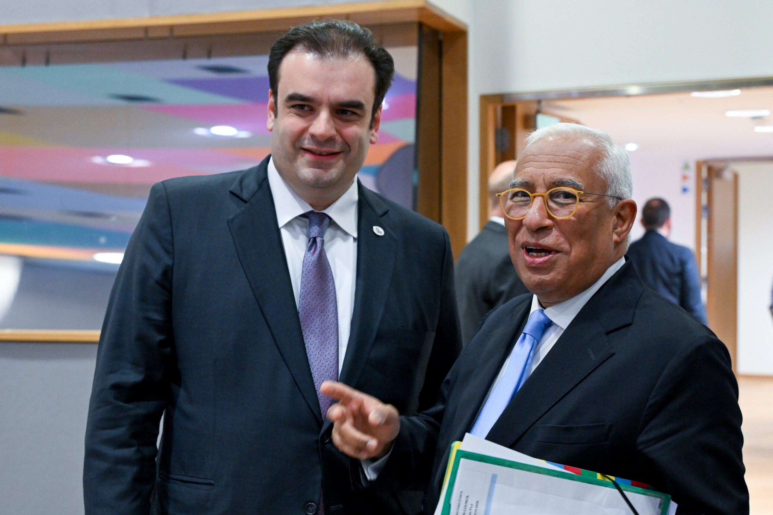 Eurogroup - Ο Κυριάκος Πιερρακάκης και ο Αντόνιο Κόστα