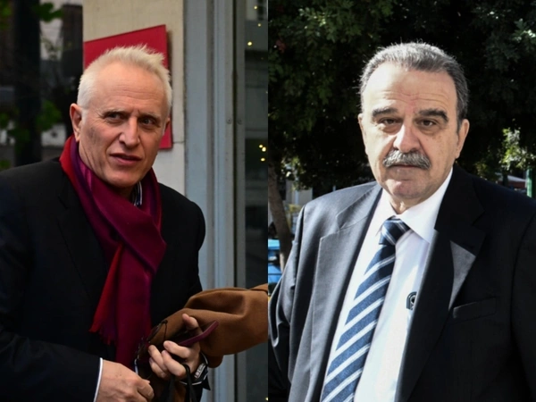 Οι Γιάννης Ραγκούσης και Γιάννης Μαντζουράνης