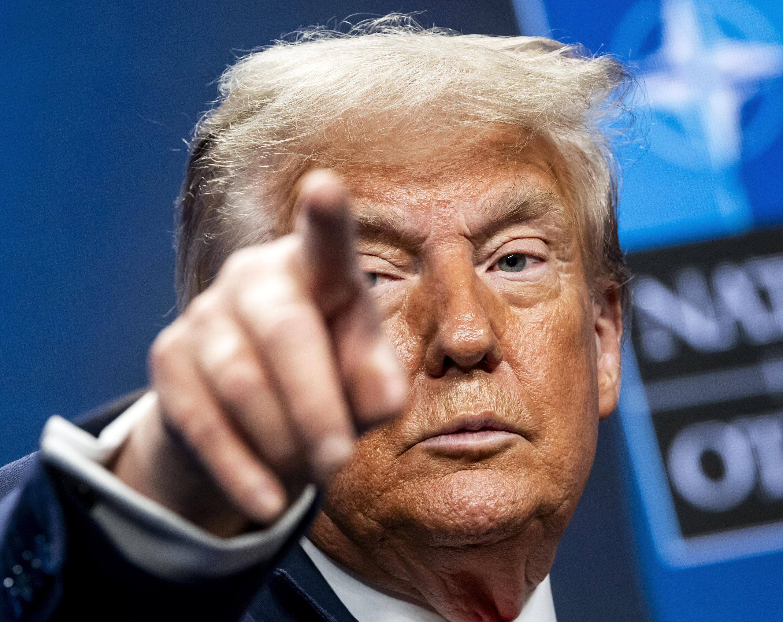 President Donald J. Trump speaks during a press conference after the NATO Summit at the World Forum in The Hague, The Netherlands, 25 June 2025. The Netherlands, for the first time in NATO's history of existence, is hosting a NATO summit.