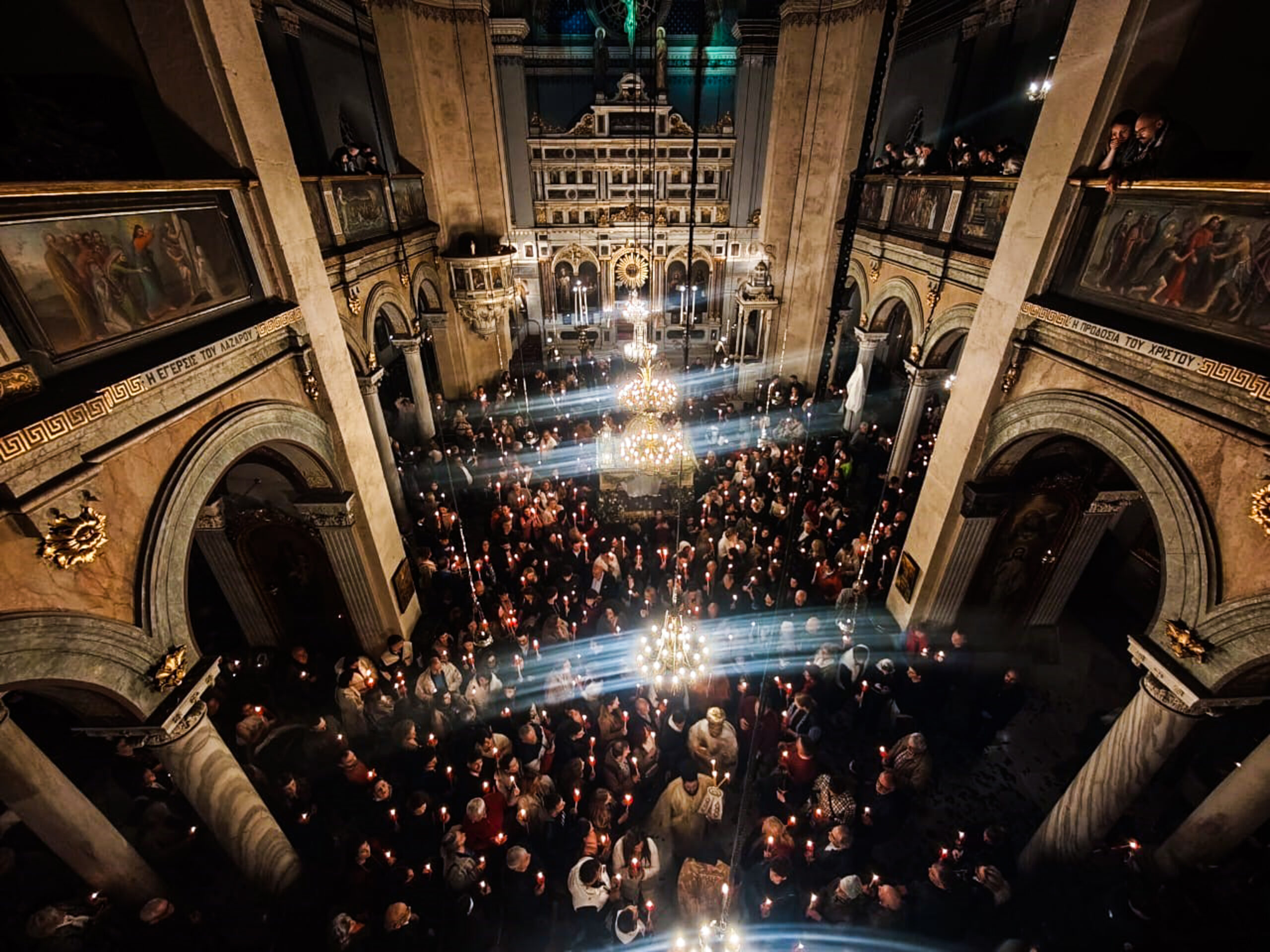 Ανάσταση στον Ιερό Ναό Αγίας Τριάδας στην Κωνσταντινούπολη, Μεγάλο Σάββατο 19 Απριλίου 2025.