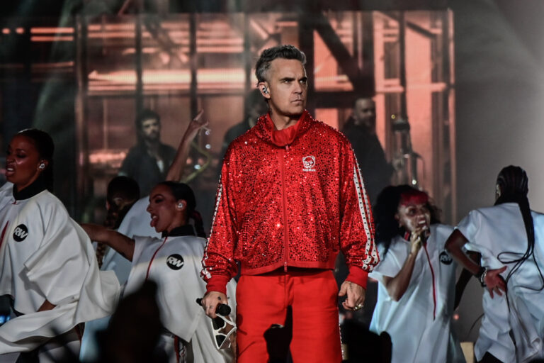 Συναυλία του Robbie Williams στο Καλλιμάρμαρο Στάδιο στην Αθήνα, Πέμπτη 2 Οκτωβρίου 2025.