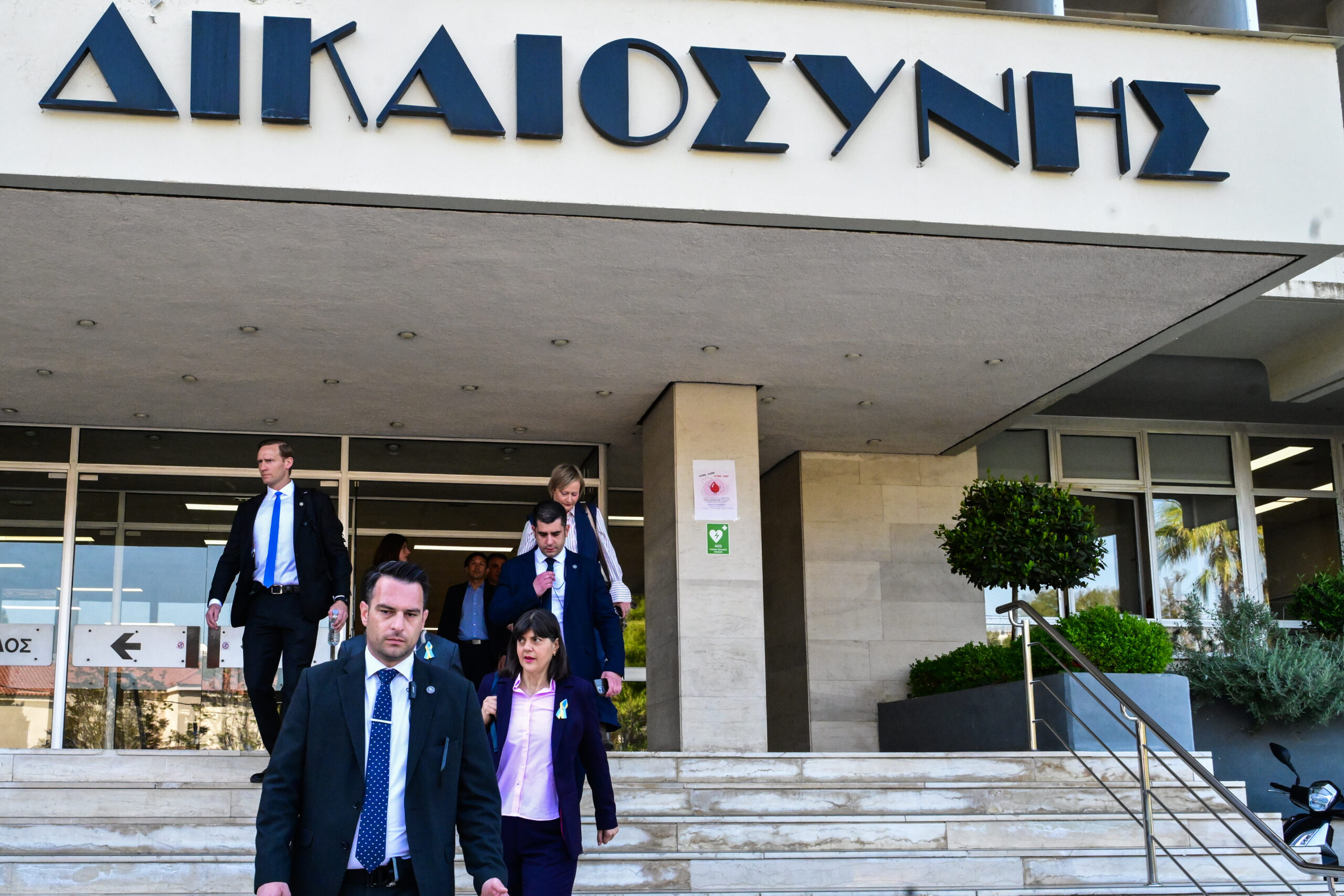 Συνάντηση του υπουργού Δικαιοσύνης Γιώργου Φλωρίδη με την επικεφαλής της Ευρωπαϊκής Εισαγγελίας, Λάουρα Κοβέσι, στο υπουργείο Δικαιοσύνης, Τετάρτη 22 Απριλίου 2026.