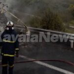 Φωτιά σε φορτηγό