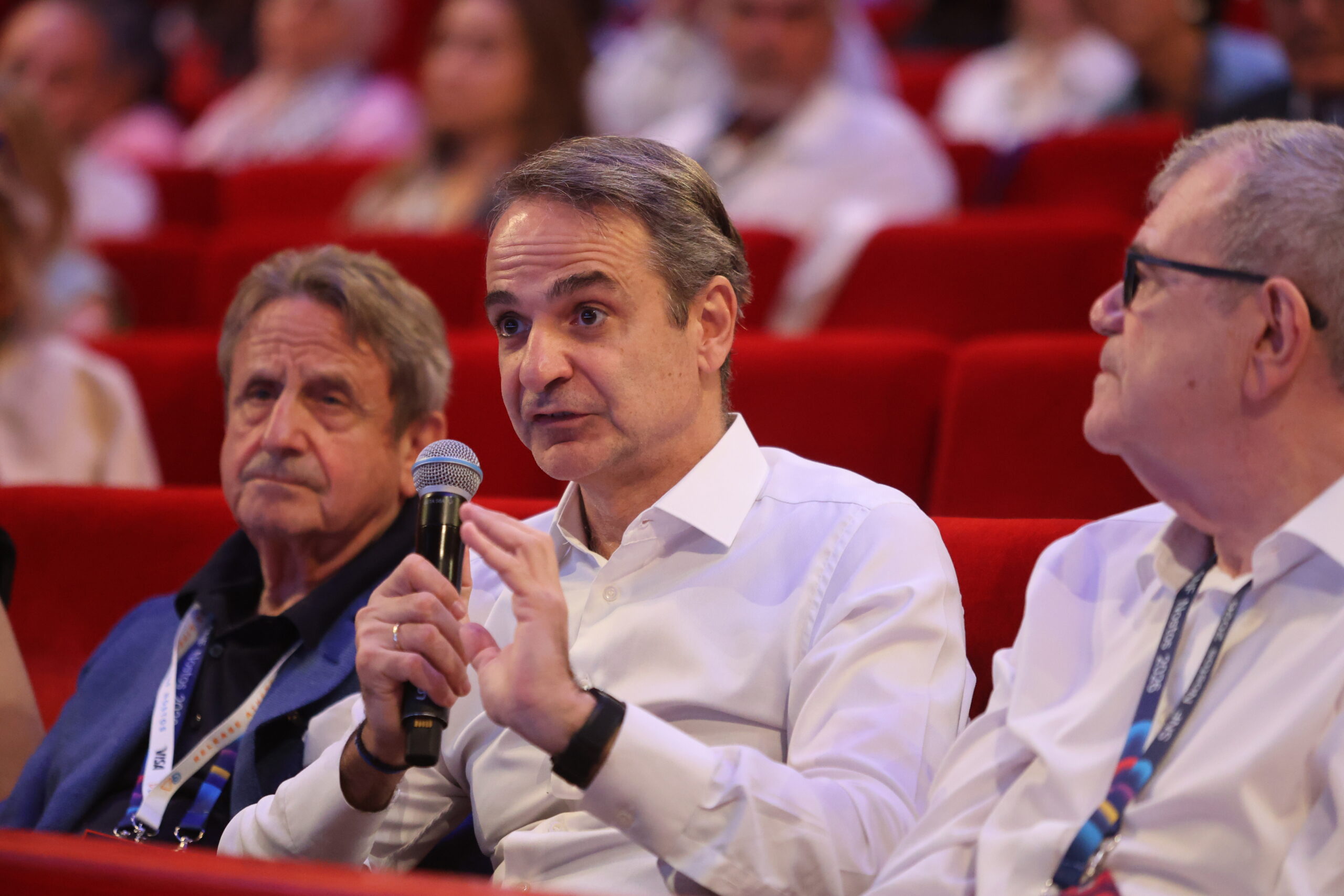 Ο Πρωθυπουργός Κυριάκος Μητσοτάκης στην εκδήλωση "SNF Global Health Initiative. Focus on mental health" στο Κέντρο Πολιτισμού Ίδρυμα Σταύρος Νιάρχος. Παρασκευή 26 Ιουνίου 2026