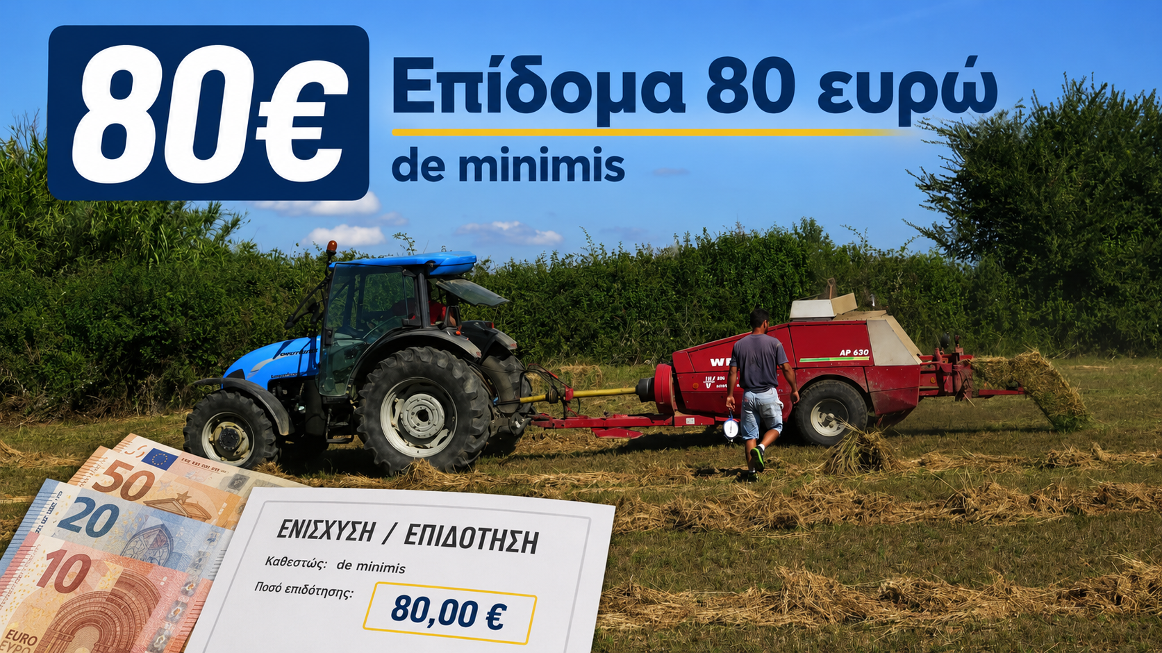 Επίδομα 80 ευρώ: Άνοιξε η πλατφόρμα για την de minimis – Ποιοι είναι οι δικαιούχοι