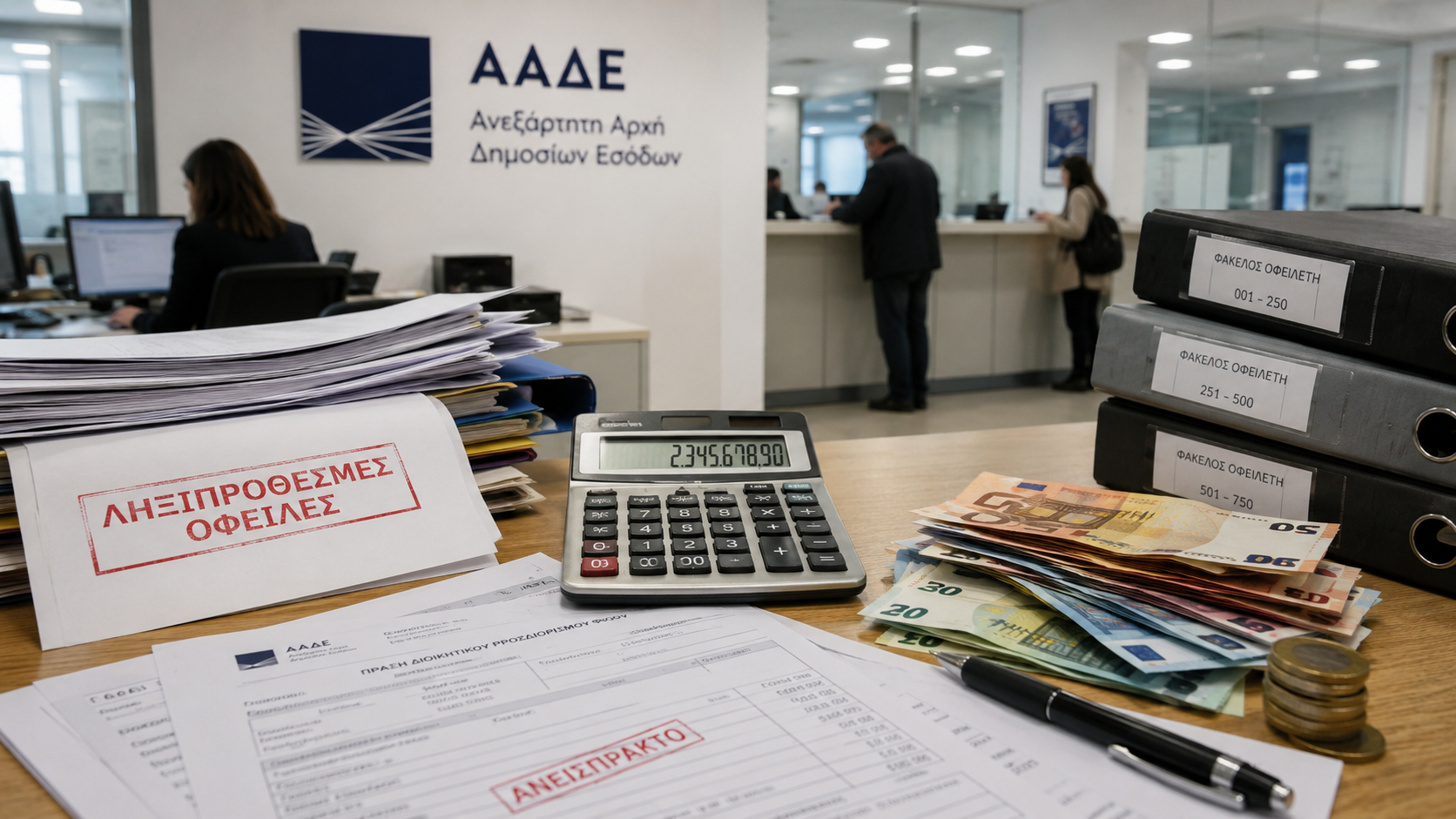 Ληξιπρόθεσμες οφειλές – ΑΑΔΕ: Στα «ανεπίδεκτα είσπραξης» νέα χρέη 6 δισ. ευρώ – Τι αλλάζει για λογαριασμούς, ενημερότητα και κατασχέσεις