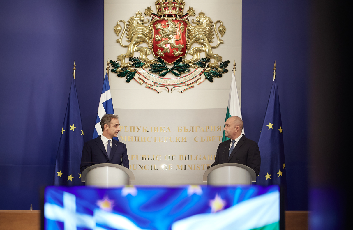 Μητσοτάκης από Σόφια: Η Ελλάδα προστάτεψε τον εναέριο χώρο της Βουλγαρίας σε ενδεχόμενες απειλές από Ανατολάς