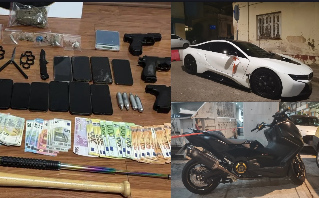 Ανήλικοι dealers στα Βόρεια Προάστια: Δυο συμμορίες πωλούσαν ναρκωτικά σε μαθητές – Οι κρυψώνες, το πολυτελές όχημα και τα όπλα (Βίντεο & φωτό)
