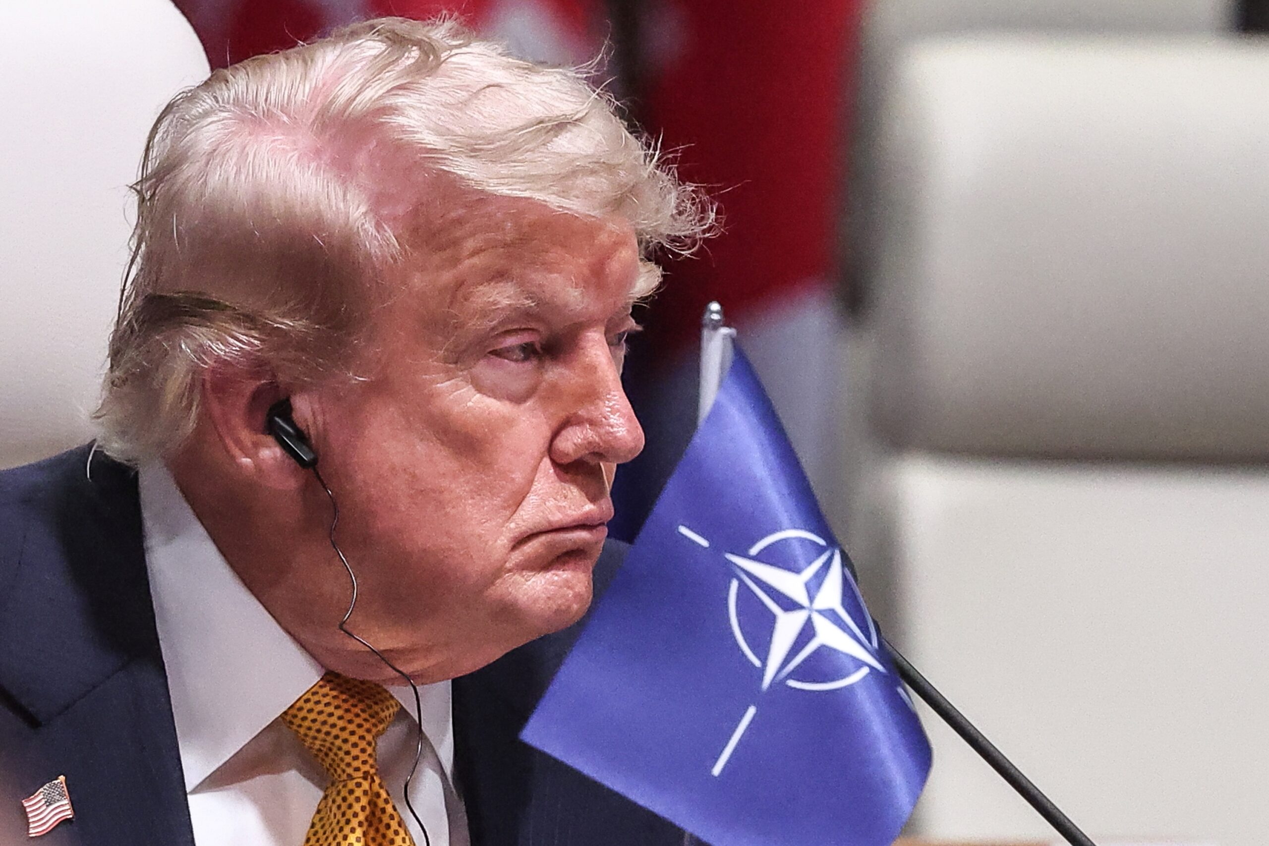 US President Donald Trump during the 2026 NATO summit in Ankara, Turkey, 08 July 2026. The NATO Summit takes place from 07-08 July.