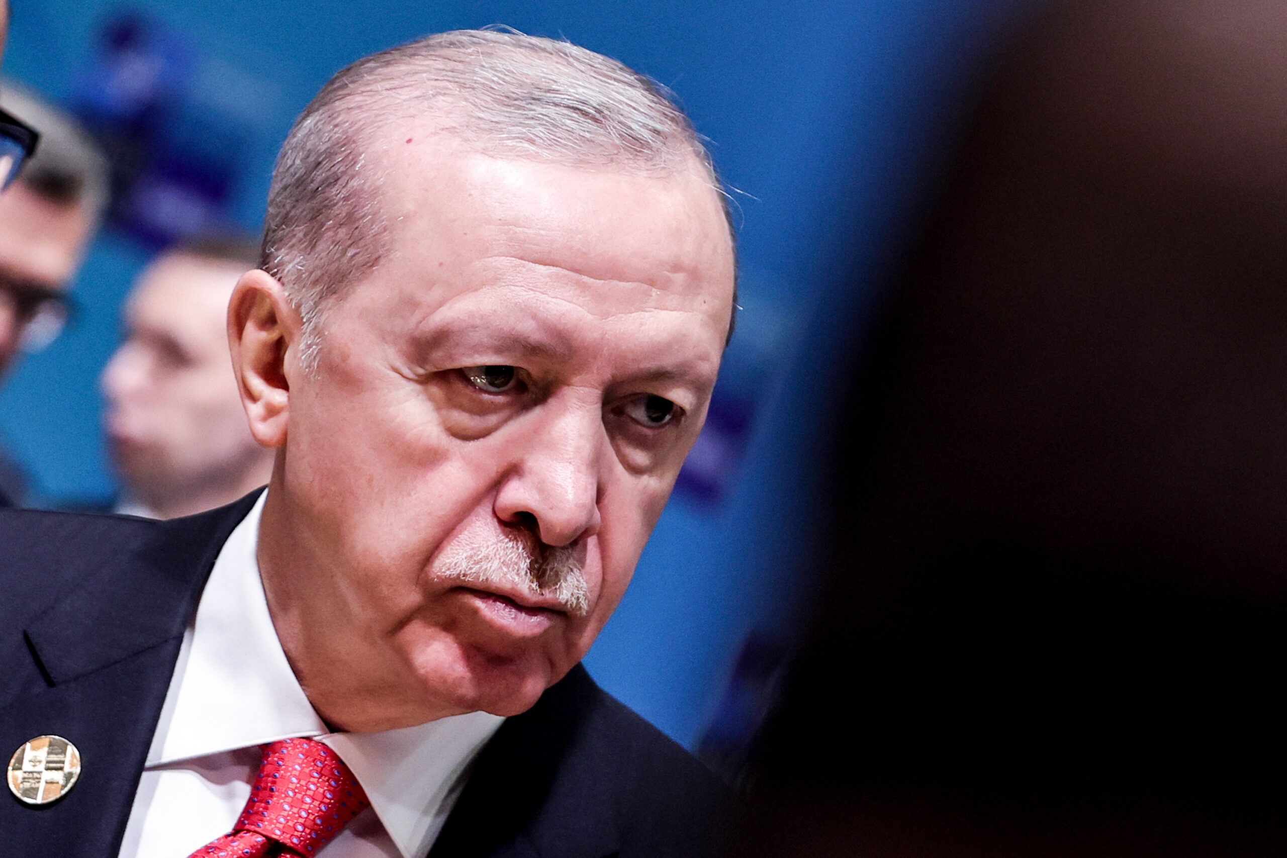 Turkish President Recep Tayyip Erdogan during the 2026 NATO summit in Ankara, Turkey, 08 July 2026. The NATO Summit takes place from 07-08 July.