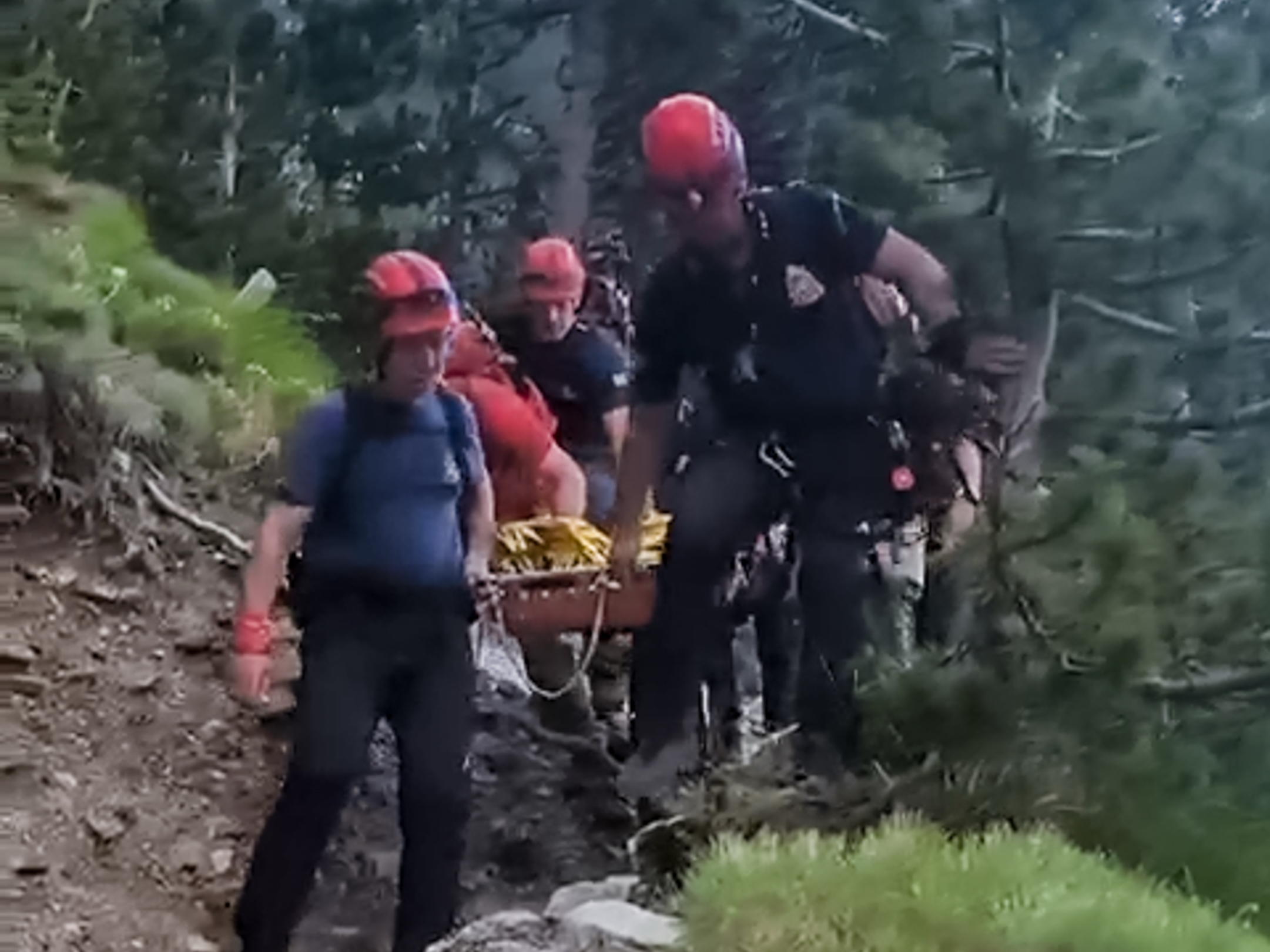 Επιχείρηση διάσωσης πεζοπόρου στον Όλυμπο
