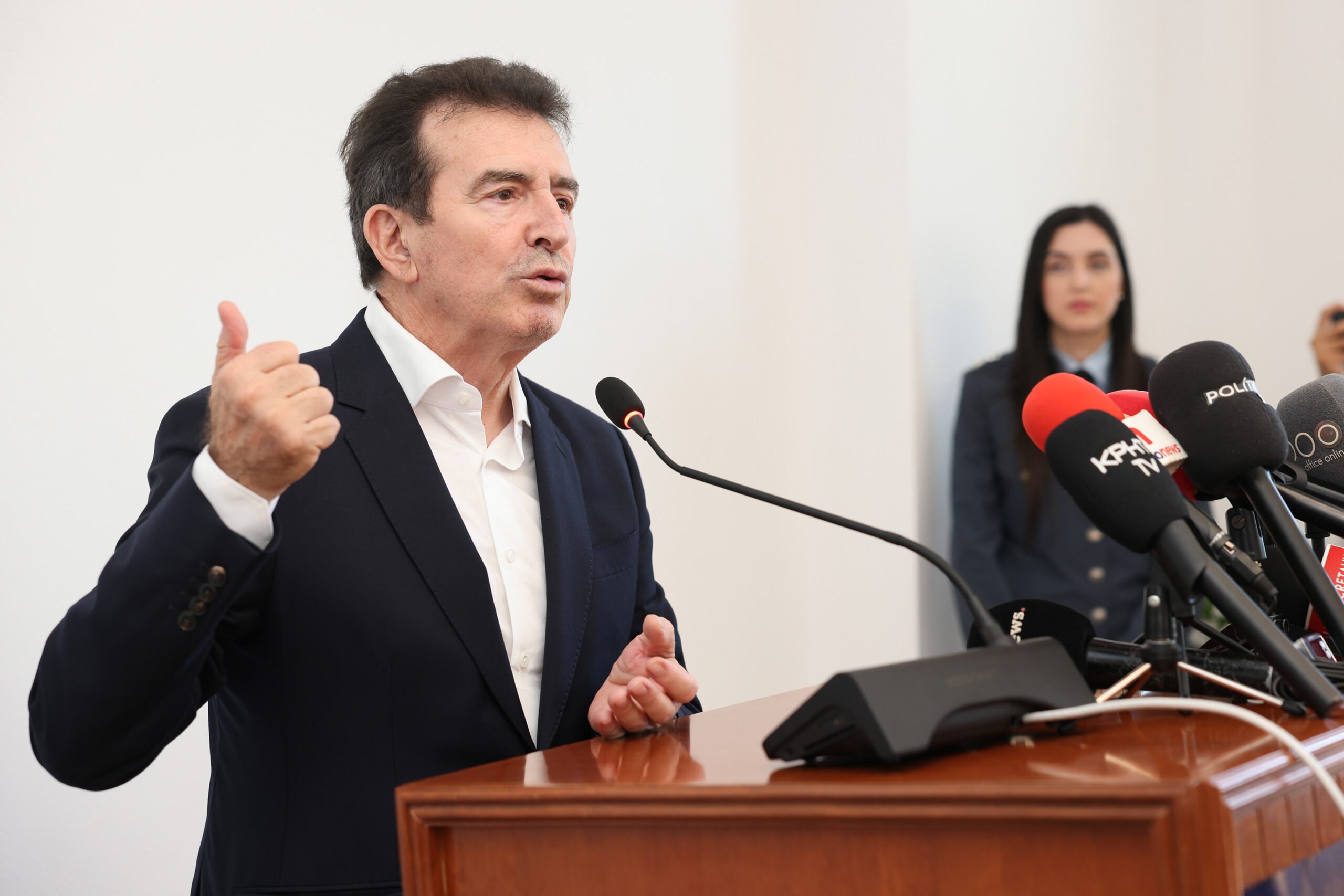 Ο Υπουργός Προστασίας του Πολίτη Μιχάλης Χρυσοχοΐδης στα εγκαίνια της νέας Υποδιεύθυνσης Αστυνομίας Μεσσαράς. Παρασκευή 10 Ιουλίου 2026