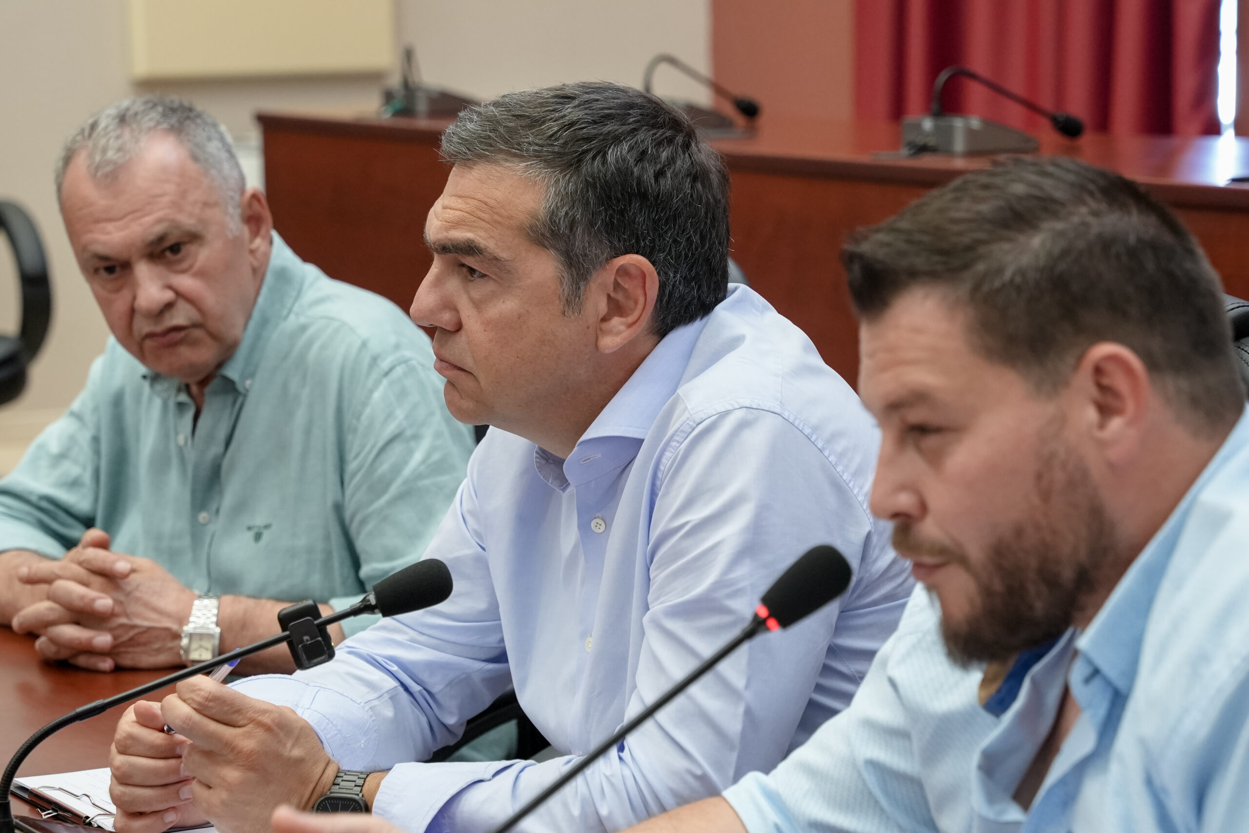 Τσίπρας από Λέσβο: «Πατριωτική μας ευθύνη το να κρατήσουμε ζωντανή την πρωτογενή παραγωγή» (Βίντεο)
