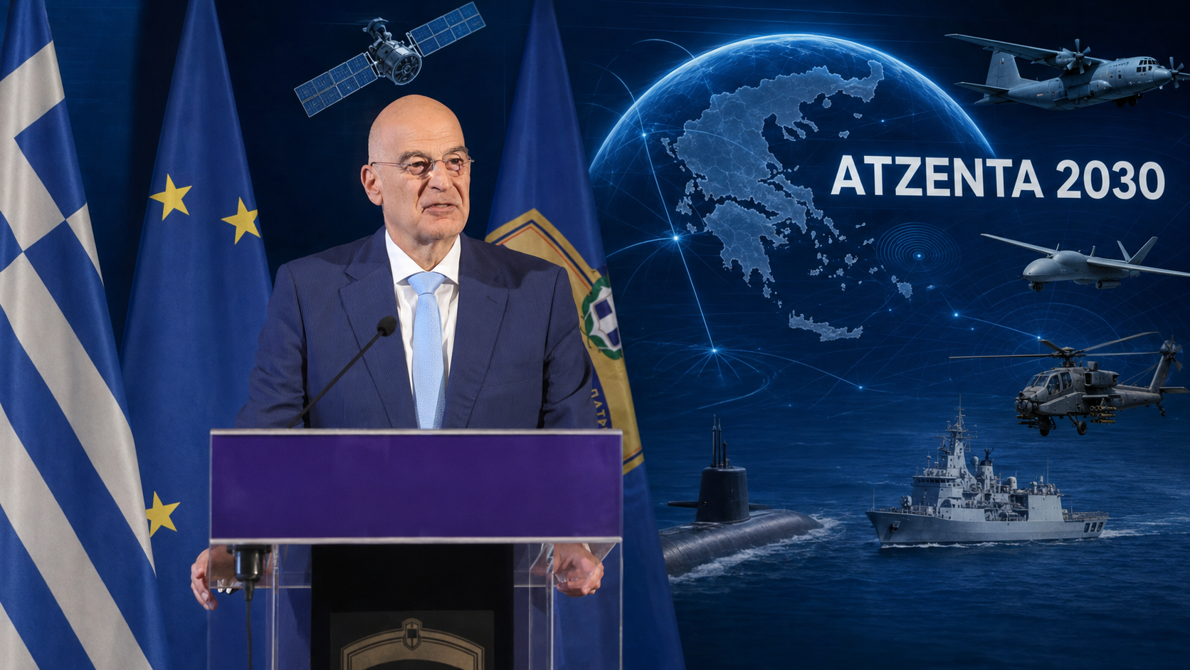 «Ατζέντα 2030» – Δένδιας: Σε 35 μήνες ο αντιαεροπορικός θόλος της Ελλάδας – Πύραυλοι, δορυφόροι, drones – Τα νέα εξοπλιστικά προγράμματα