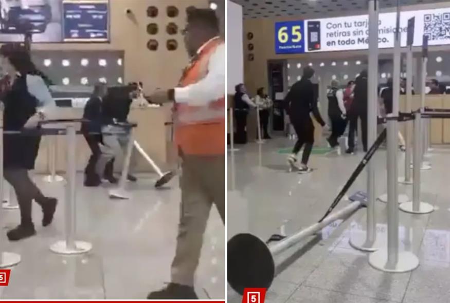 Μεξικό: Τους κατέβασαν από το αεροπλάνο και έγινε χαμός – Μεθυσμένοι επιβάτες έκαναν «γυαλιά-καρφιά» το αεροδρόμιο (Βίντεο)