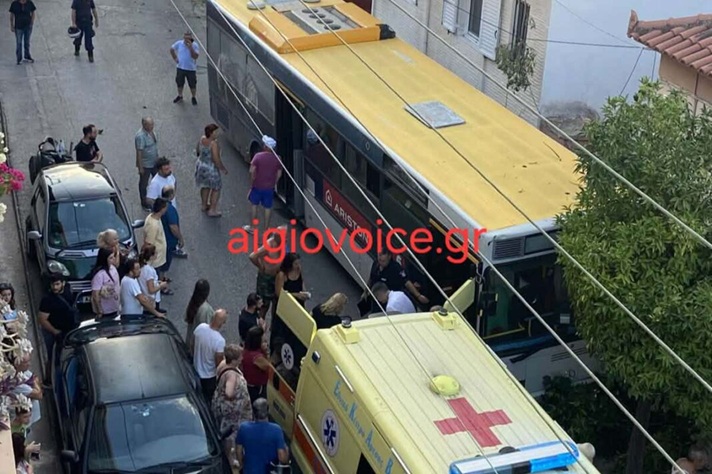 Αίγιο: Οδηγός αστικού λεωφορείου άφησε την τελευταία του την ώρα που οδηγούσε (Φωτό)