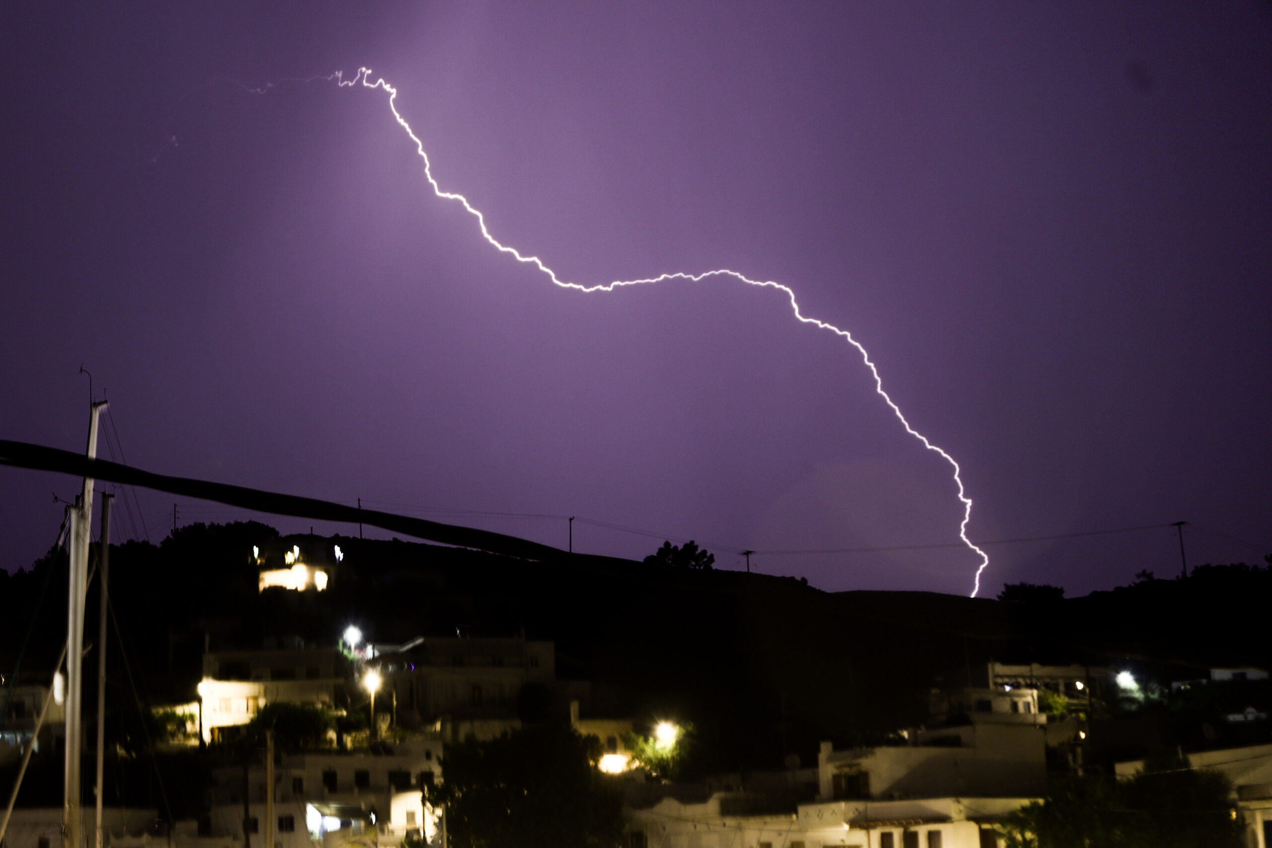 Meteo: Πάνω από 5.000 ηλεκτρικές εκκενώσεις στην Ελλάδα