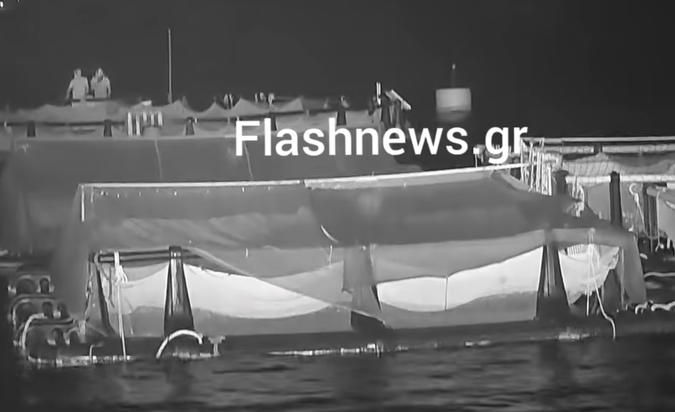 Σούδα: Βίντεο ντοκουμέντο από τη σύλληψη δύο ανδρών για κλοπές ψαριών από το ΕΛΚΕΘΕ