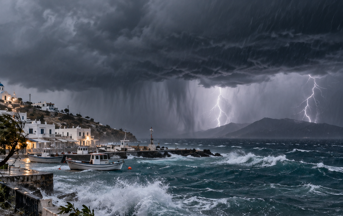 Ποιες περιοχές είναι στο επίκεντρο της κακοκαιρίας: Αναμένονται ισχυρές καταιγίδες και κίνδυνος πλημμυρών – Πρόγνωση Μαρουσάκη