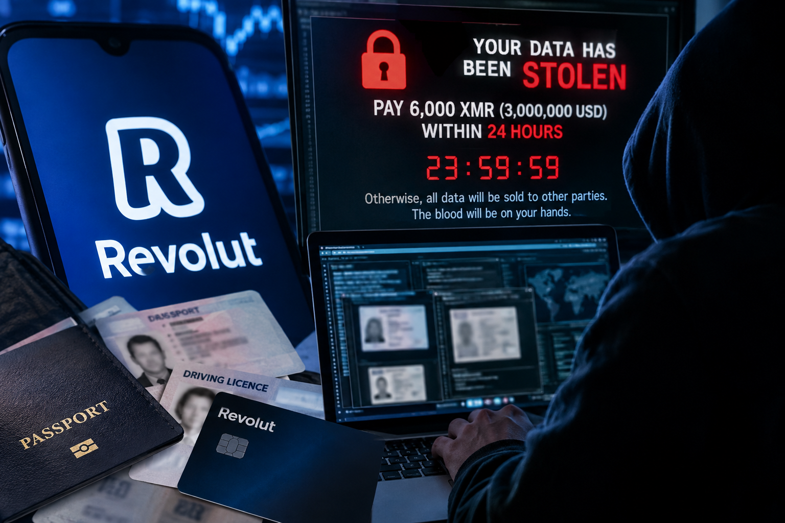 FT: Χάκερ εκβιάζουν τη Revolut για 3 εκατ. δολάρια – Απειλούν να πουλήσουν δεδομένα πελατών
