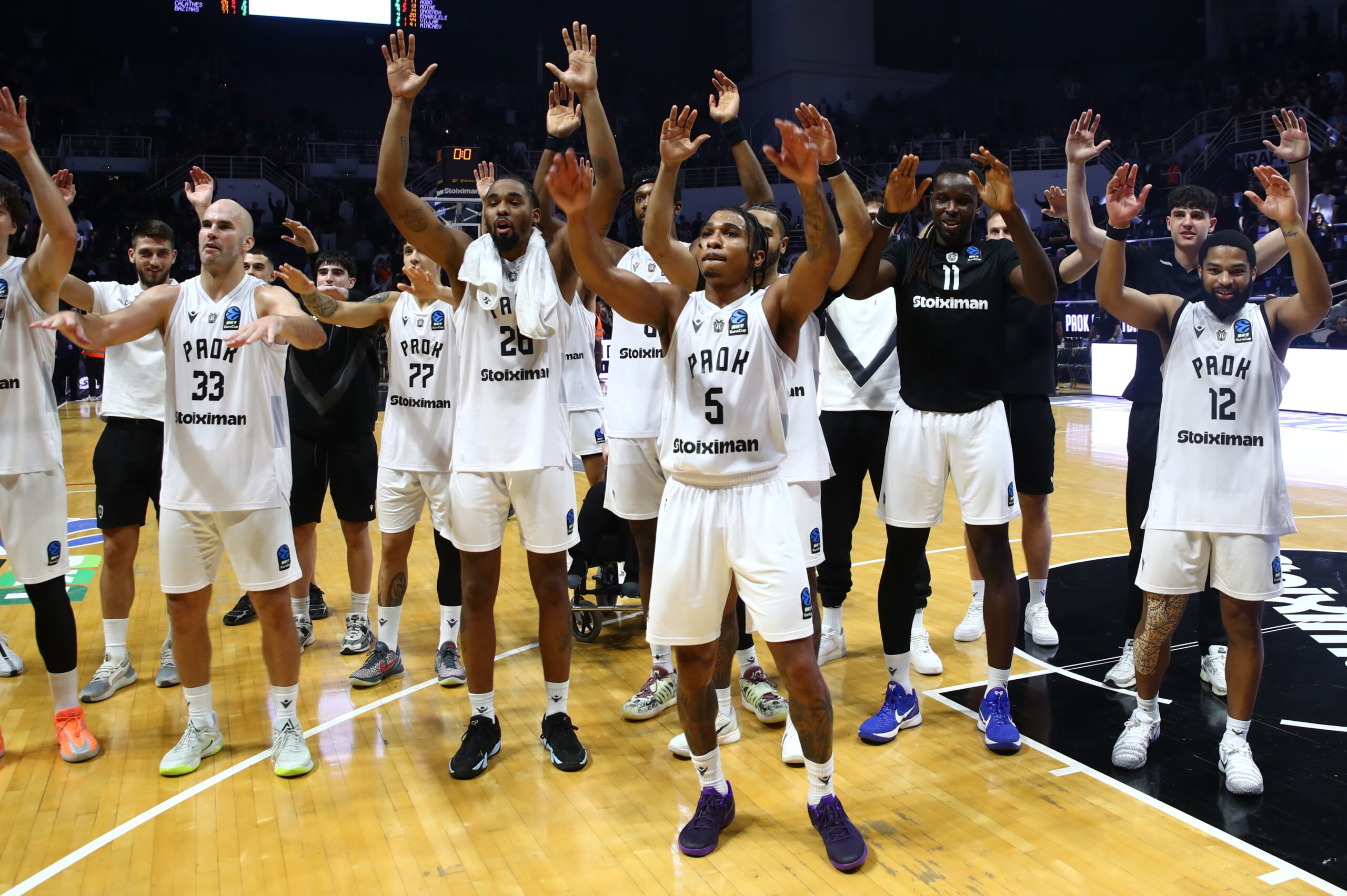 ΠΑΟΚ – Μανρέσα 93-78: Εύκολη νίκη και κορυφή στον όμιλο του EuroCup