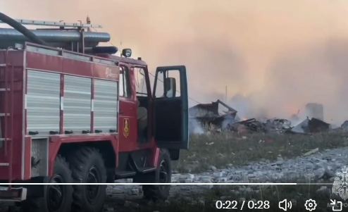 Ρωσία: 13 νεκροί από φωτιά σε εργοστάσιο πυροτεχνημάτων (Βίντεο)
