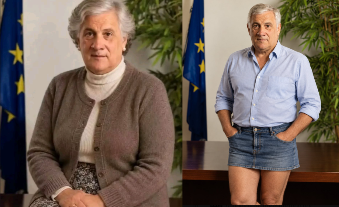 Οι AI «φωτογραφίες» του Αντόνιο Ταγιάνι με μίνι φούστα κάνουν θραύση στα social media