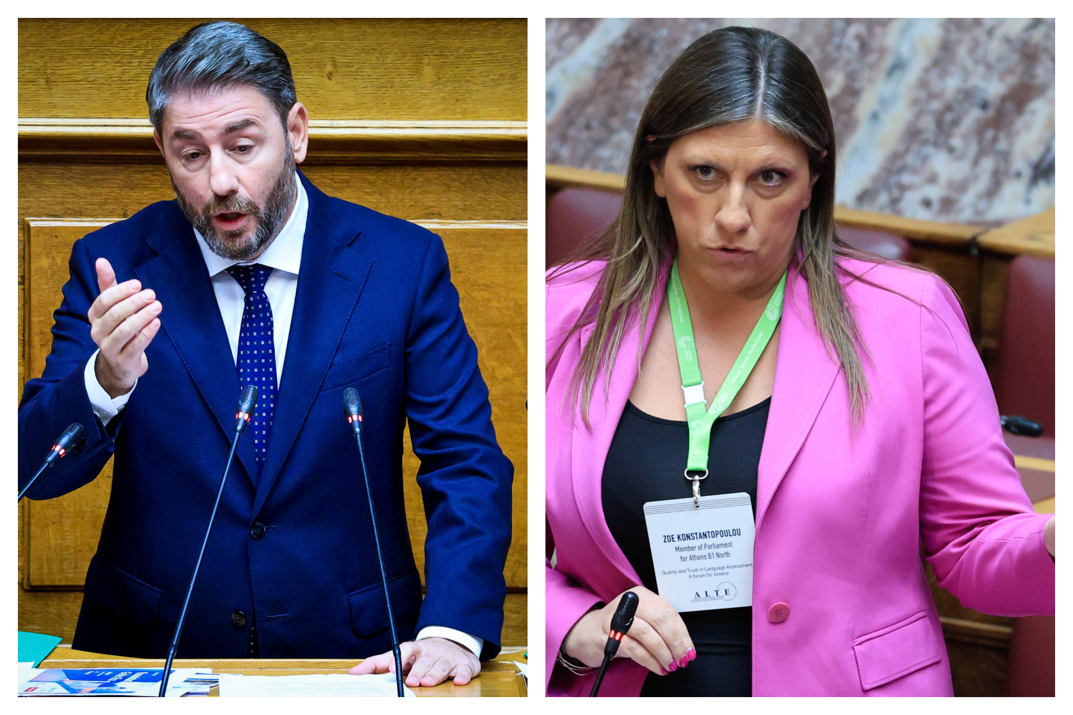 Βουλή – Άγρια κόντρα Ανδρουλάκη με Κωνσταντοπούλου: «Δεν ήμουν εγώ πρόεδρος του Παναθηναϊκού, όπως ο πατέρας σας»