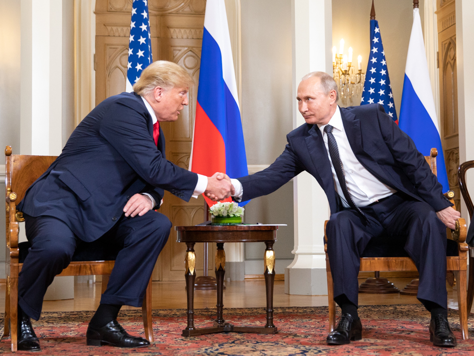President Donald J. Trump and President Vladimir Putin of the Russian Federation / July 16, 2018 (Official White House Photo by Shealah Craighead)