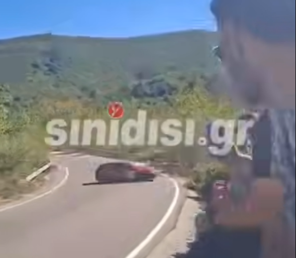Έτσι έγινε το ατύχημα στην Ανάβαση Αγρινίου (Βίντεο)