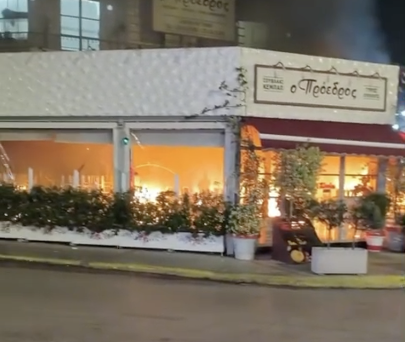 Εμπρησμός σε ψητοπωλείο στο Χαΐδάρι