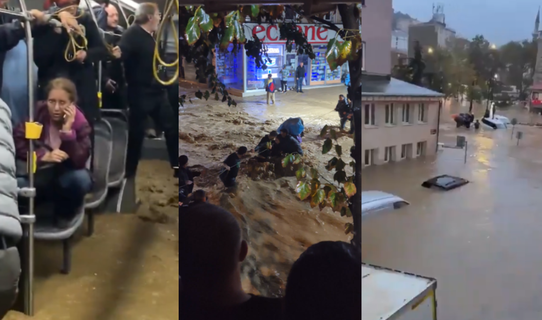 Φονικές πλημμύρες στην Κωνσταντινούπολη: Δύο νεκροί, χιλιάδες εγκλωβισμένοι και δρόμοι ποτάμια – 14χρονο παιδί πέθανε από ηλεκτροπληξία