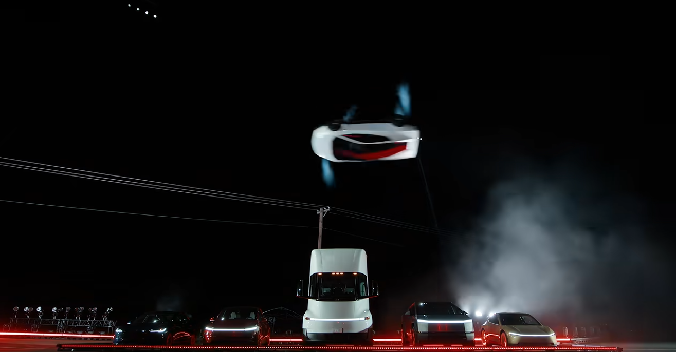 Η Tesla παρουσίασε νέο διθέσιο ηλεκτρικό Roadster που πετά και κινείται ανάποδα (Βίντεο)