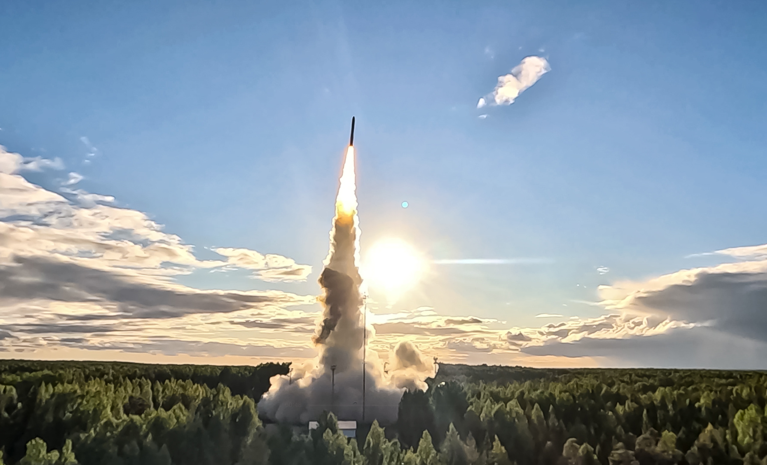 Russia conducts test launch of intercontinental ballistic missile