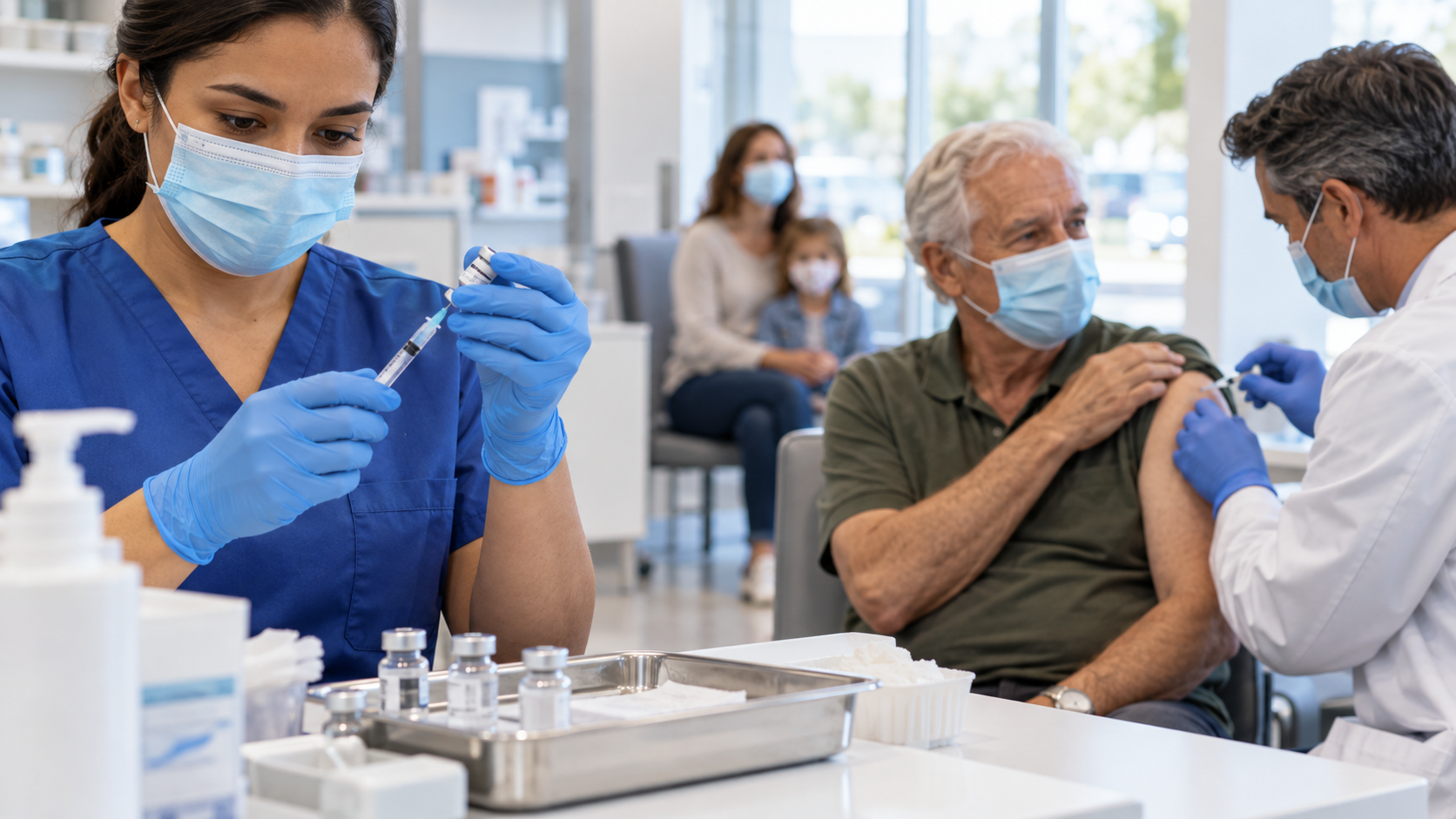 Έξαρση γρίπης, Covid-19 και RSV: Ποιοι πρέπει να εμβολιαστούν και πότε – Οι νέες οδηγίες του ΕΟΔΥ