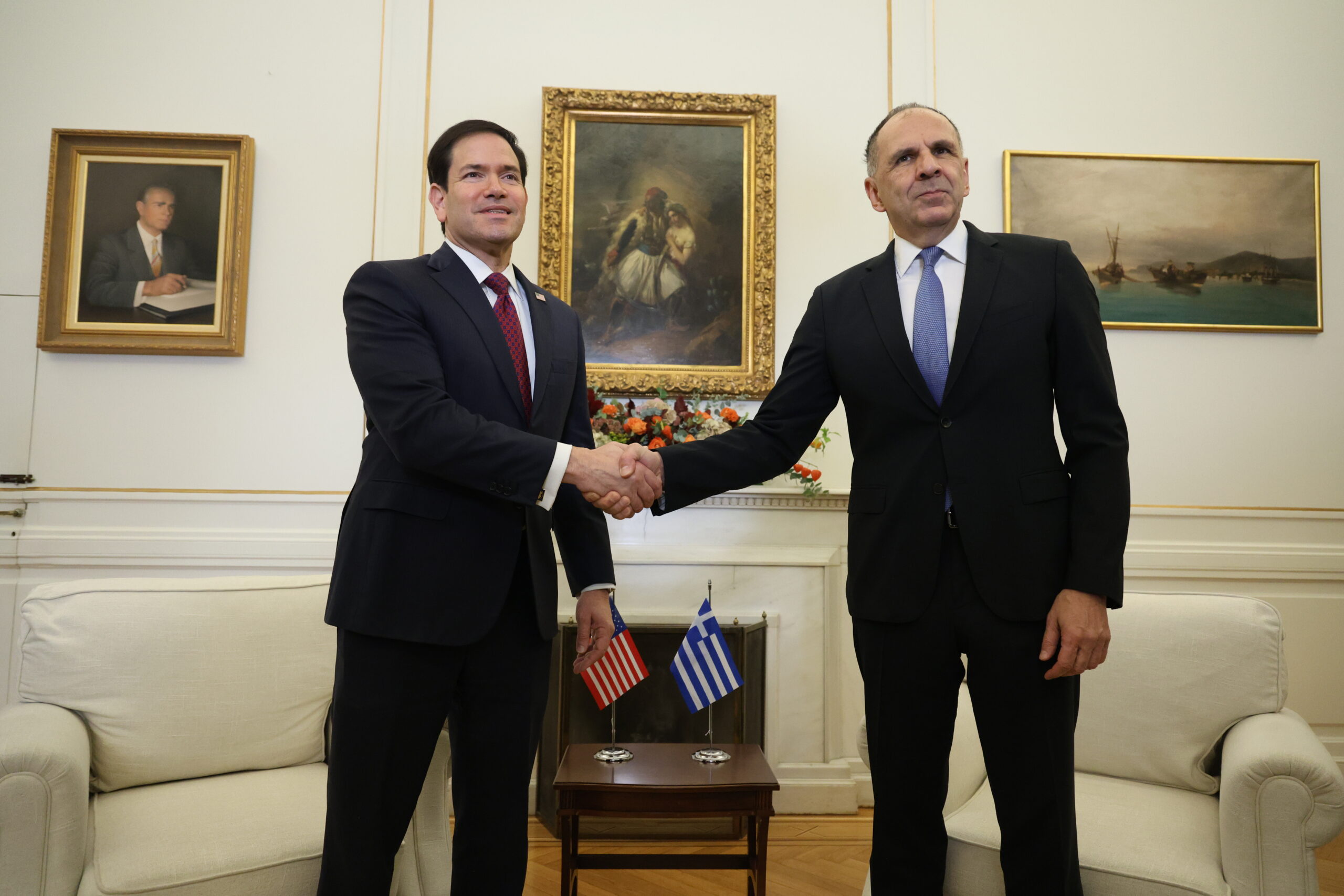 [390108] ΥΠΟΥΡΓΕΙΟ ΕΞΩΤΕΡΙΚΩΝ. ΣΥΝΑΝΤΗΣΗ ΤΟΥ ΥΠΟΥΡΓΟΥ ΕΞΩΤΕΡΙΚΩΝ ΓΙΩΡΓΟΥ ΓΕΡΑΠΕΤΡΙΤΗ ΜΕ ΤΟΝ ΟΜΟΛΟΓΟ ΤΟΥ ΤΩΝ ΗΠΑ ΜΑΡΚΟ ΡΟΥΜΠΙΟ. 6ος ΓΥΡΟΣ ΤΟΥ ΣΤΡΑΤΗΓΙΚΟΥ ΔΙΑΛΟΓΟΥ ΕΛΛΑΔΑΣ - ΗΠΑ (ΓΙΑΝΝΗΣ ΠΑΝΑΓΟΠΟΥΛΟΣ / EUROKINISSI)07/10/2026 12:10:38