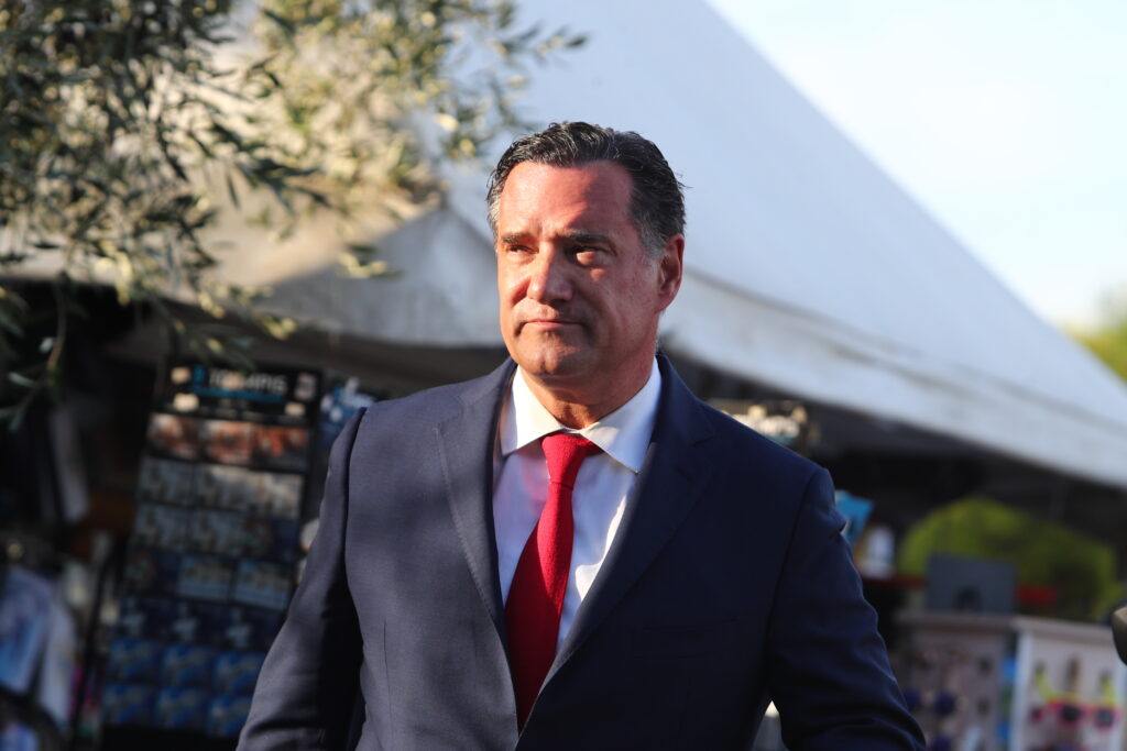 ΟΜΙΛΙΑ ΤΟΥ ΥΠΟΥΡΓΟΥ ΕΞΩΤΕΡΙΚΩΝ ΤΩΝ ΗΠΑ ΜΑΡΚΟ ΡΟΥΜΠΙΟ ΣΤΗ ΠΝΥΚΑ (ΣΩΤΗΡΗΣ ΔΗΜΗΤΡΟΠΟΥΛΟΣ / EUROKINISSI)