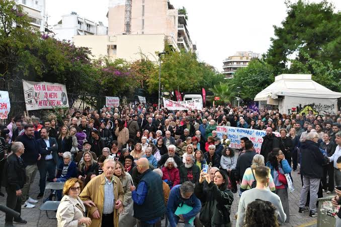 Κυψέλη: Μεγάλη πορεία για τις ζημιές από τα έργα του Μετρό – «Όχι στον τρομοπόντικα, πλήρης αποκατάσταση»